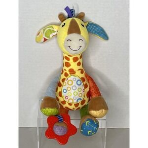 Baby Toy NUBY Giraffe Teething Toy With Rings